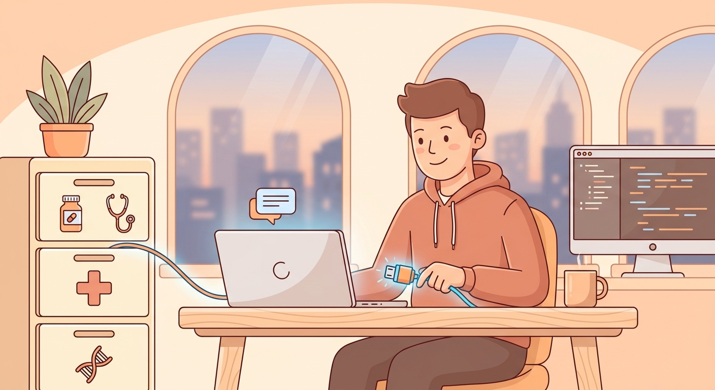 Connecting an AI assistant to healthcare reference data via MCP